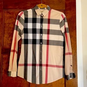 Womens Burberry Brit Button Down- XS